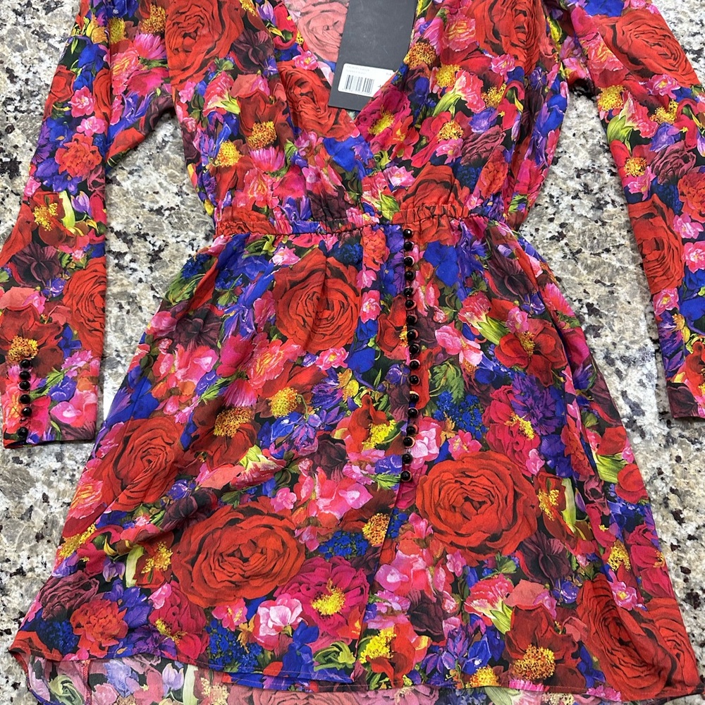Floral Long Sleeve Dress